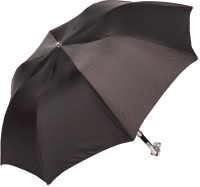 Зонт складной Pasotti Auto Labradore Silver Onda Black - 