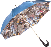 Зонт-трость Pasotti Blu Paradise Pelle - 