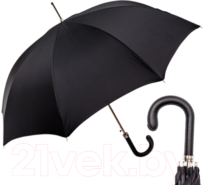 Зонт-трость Pasotti Classic Pelle Oxford Black