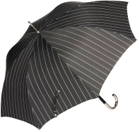 

Зонт-трость Pasotti, Inox StripesL Black