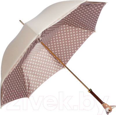 

Зонт-трость Pasotti, Ivory Chihuahua Pois Beige