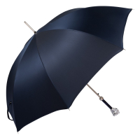 Зонт-трость Pasotti Leone Silver Oxford Blu - 