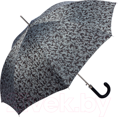 Зонт-трость Pasotti Pelle Silver Reflection Grey