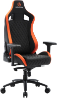 Кресло геймерское Evolution Omega (черный/оранжевый) - 