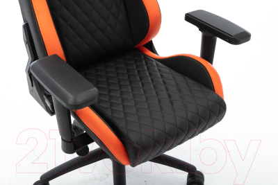 Кресло геймерское Evolution Omega (черный/оранжевый)
