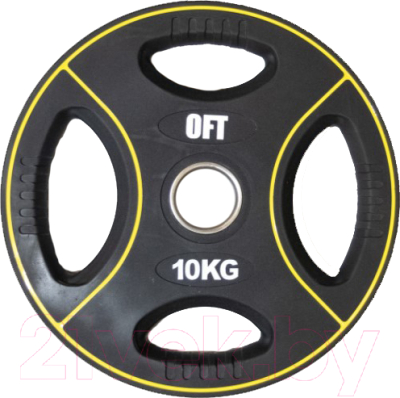 

Диск для штанги Original FitTools, Черный, FT-DPU-10