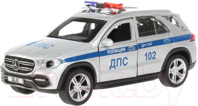 Автомобиль игрушечный Технопарк Mercedes-Benz Gle Полиция / GLE-12POL-SR