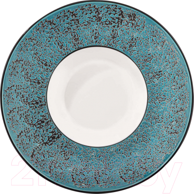 Тарелка столовая глубокая Wilmax WL-667626/A (голубой)