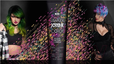 Крем-краска для волос Lisap pH Lisaplex Xtreme Color (60мл, Bossy Red)