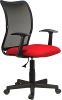Кресло офисное Brabix Spring MG-307 / 531405 (красный/черный TW) - 