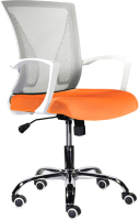 Кресло офисное Brabix Wings MG-306 / 532011 (cерый/оранжевый E-105) - 