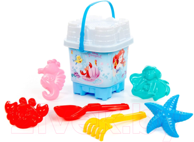 Набор игрушек для песочницы Полесье Disney Русалочка №9 / 65971
