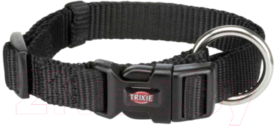 Ошейник Trixie Premium Collar 201501 (S-M, черный)