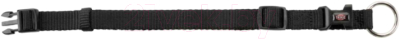 Ошейник Trixie Premium Collar 201501 (S-M, черный)