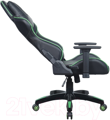 Кресло геймерское Brabix GT Carbon GM-120 / 531929 (черный/зеленый)