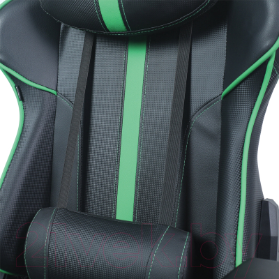 Кресло геймерское Brabix GT Carbon GM-120 / 531929 (черный/зеленый)