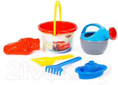 Набор игрушек для песочницы Полесье Disney Тачки №12 / 66824