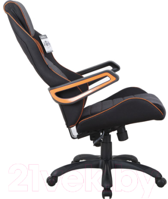 Кресло геймерское Brabix Techno Pro GM-003 / 531813 (черный/серый/оранжевый)