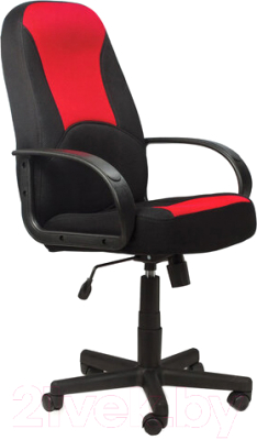 Кресло офисное Brabix City EX-512 / 531408 (черный/красный TW)