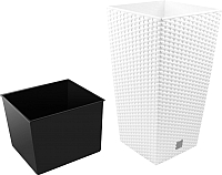 Кашпо Prosperplast Rato Square DRTS400-S449 (белый) - 