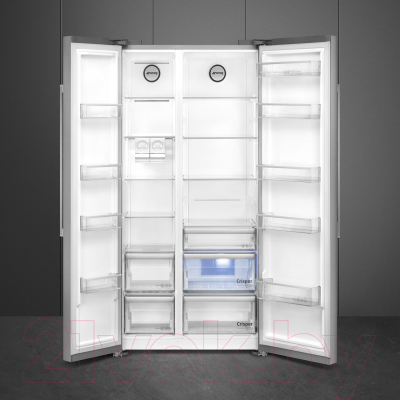 Холодильник с морозильником Smeg SBS63XDF