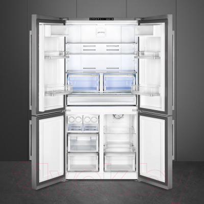 Холодильник с морозильником Smeg FQ60XF