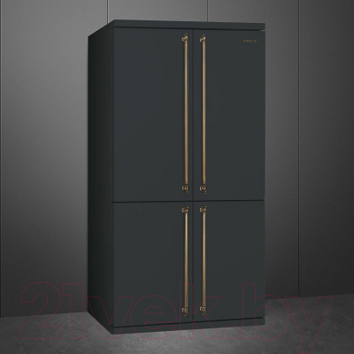 Холодильник с морозильником Smeg FQ60CAO5