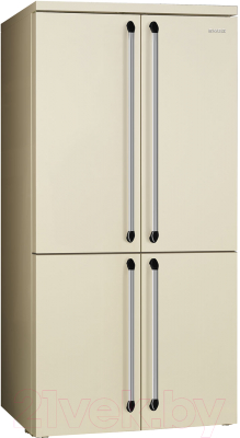 

Холодильник с морозильником Smeg, Кремовый, FQ960P5