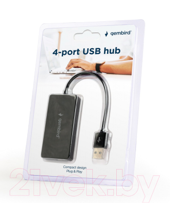 USB-хаб Gembird UHB-U2P4-04