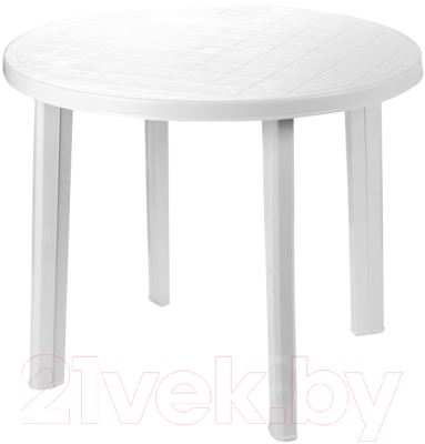 Стол пластиковый Ipae Progarden Tondo / TON036BI (белый)