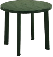 Стол пластиковый Ipae Progarden Tondo / TON036VE (зеленый) - 