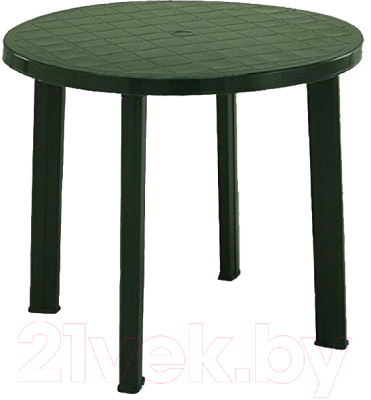 Стол пластиковый Ipae Progarden Tondo / TON036VE (зеленый)