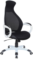 Кресло офисное Brabix Premium Genesis EX-517 / 531573 (белый/черный) - 