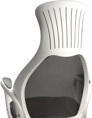 Кресло офисное Brabix Premium Genesis EX-517 / 531573 (белый/черный)