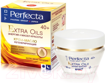 Крем для лица Perfecta Extra Oils регенерирующее, энергия 4 масел красоты 40+ (50мл)