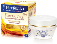 Крем для лица Perfecta Extra Oils лифтинг эффект 4 масел красоты 50+ (50мл) - 
