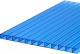 Сотовый поликарбонат TitanPlast 2100x6000x3.8 (синий) - 