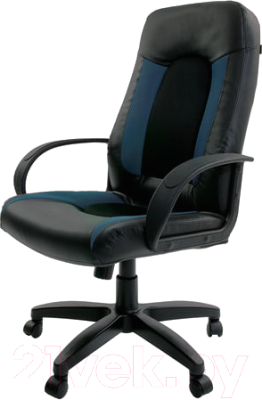 Кресло офисное Brabix Strike EX-525 / 531378 (черный/синий/серый TW)