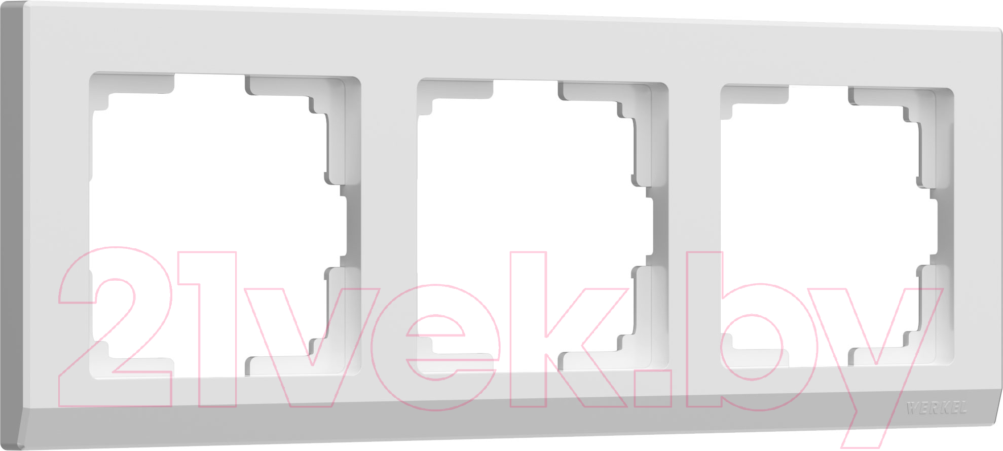 Рамка для выключателей и розеток Werkel W0031801 / a050927 (белый)