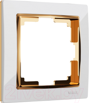 Рамка для выключателя Werkel W0011933 / a051662 (белый/золото)