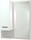 Шкаф с зеркалом для ванной СанитаМебель Сизаль 14.500 (левый) - 