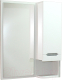 Шкаф с зеркалом для ванной СанитаМебель Сизаль 14.500 (правый) - 