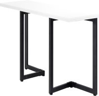 Обеденный стол Millwood Арлен 1 38/76x110x76 (белый/металл черный) - 