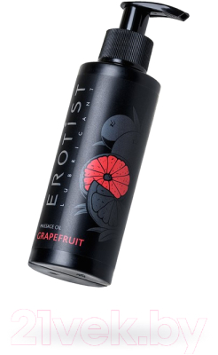 Эротическое массажное масло Erotist Lubricants GRAPEFRUIT с ароматом грейпфрута / 541450 (150мл)