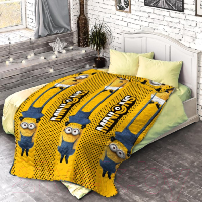 

Покрывало Непоседа, Миньоны. Black and Yellow / 668861