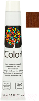 Крем-краска для волос Kaypro iColori 6.34 (темный блондин золотисто-медный)