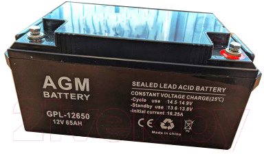 

Батарея для ИБП AGM Battery, GPL 12650