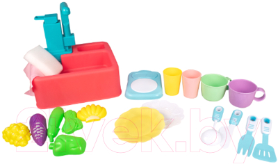 Раковина игрушечная Qunxing Toys Кухня, мойка / 168A-20A