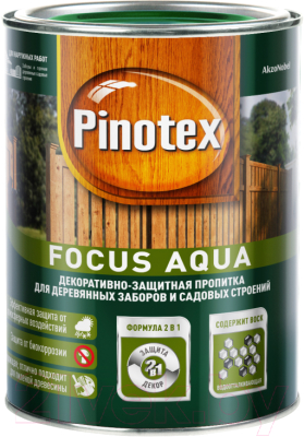 

Пропитка для дерева Pinotex, Красный, Focus 5255609