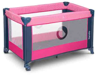 Кровать-манеж Lionelo Stefi (розовый/синий) - 